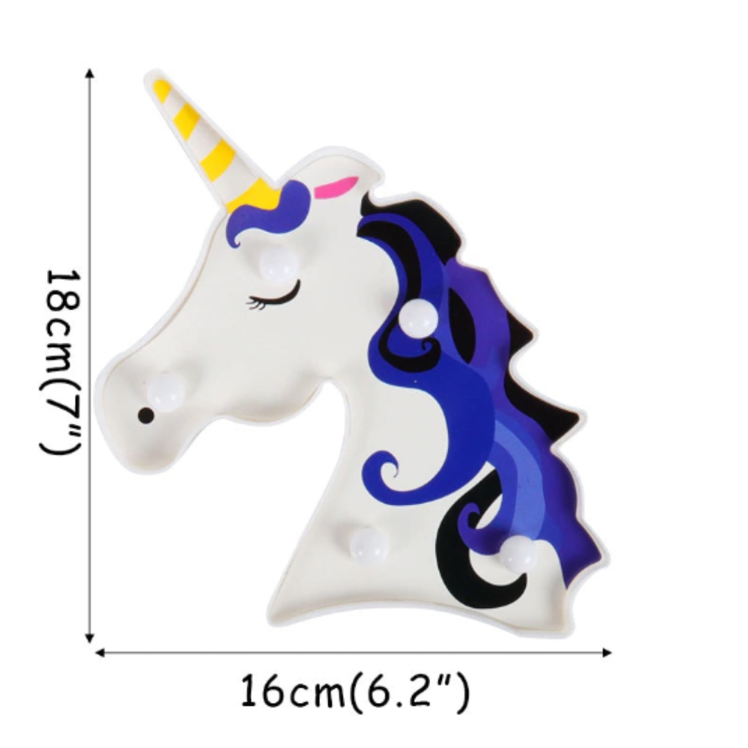 Mini Marquee Light - Unicorn Face