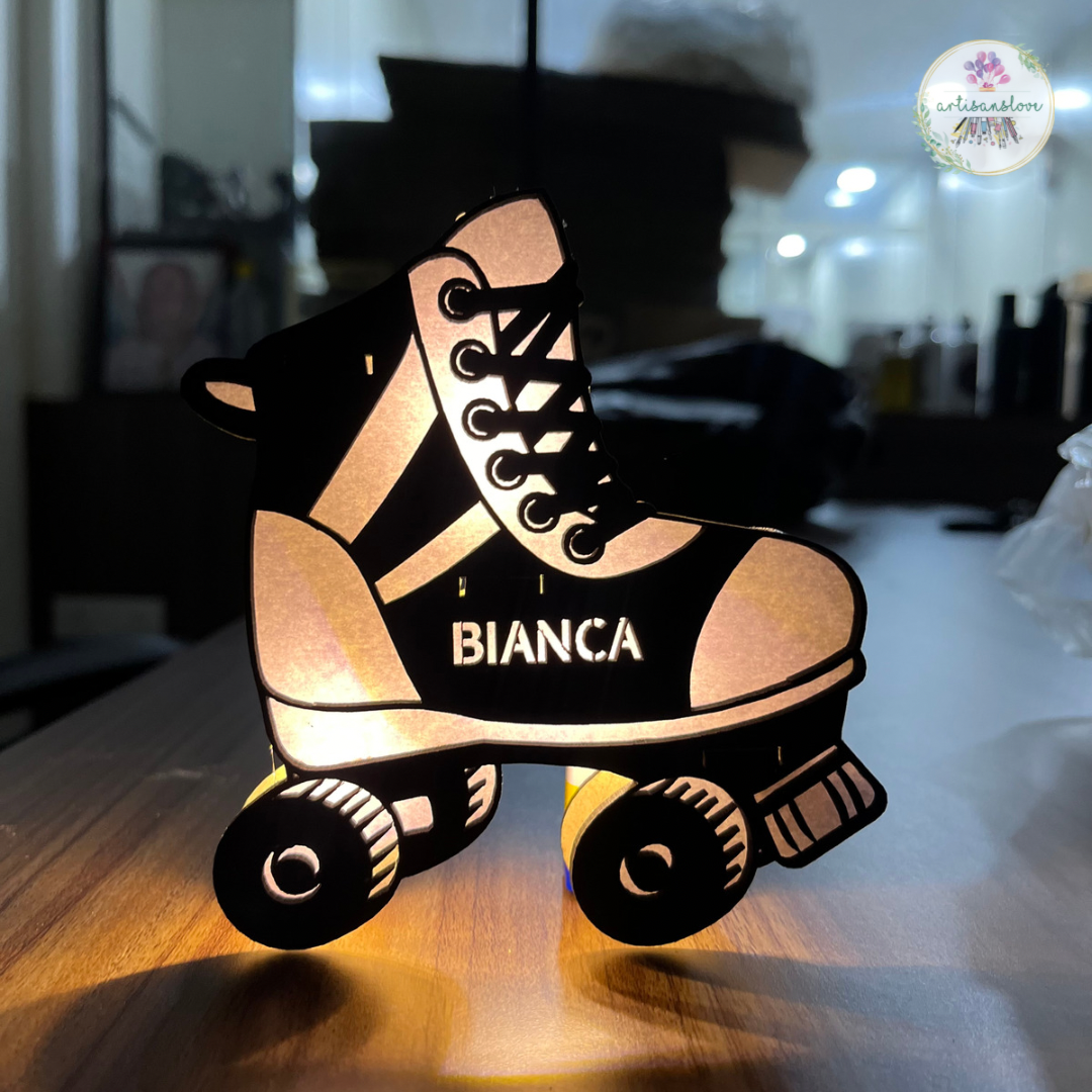 Roller Skates Night Lamp