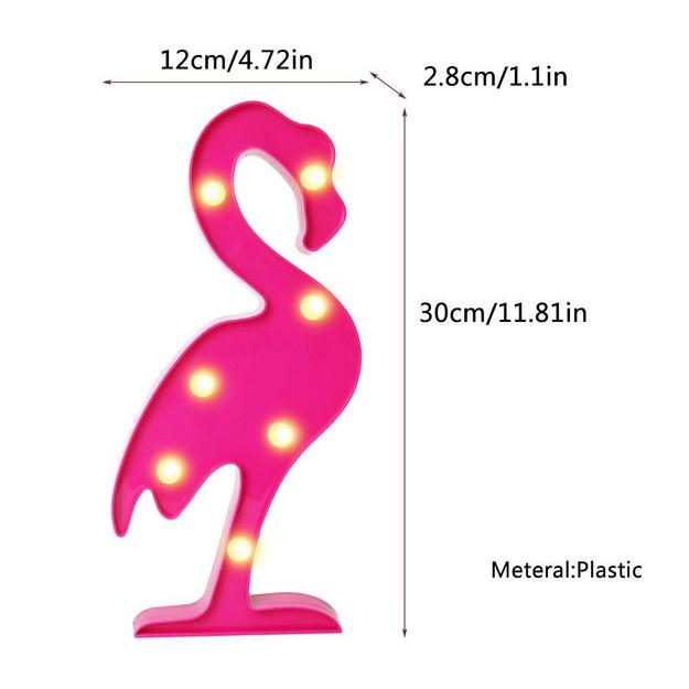 Marquee Light - Flamingo Shape