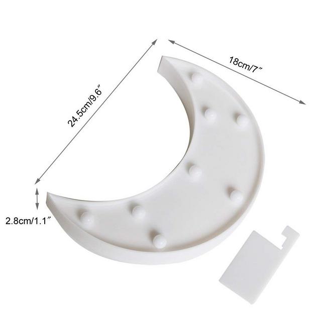 Marquee Light - Moon Shape