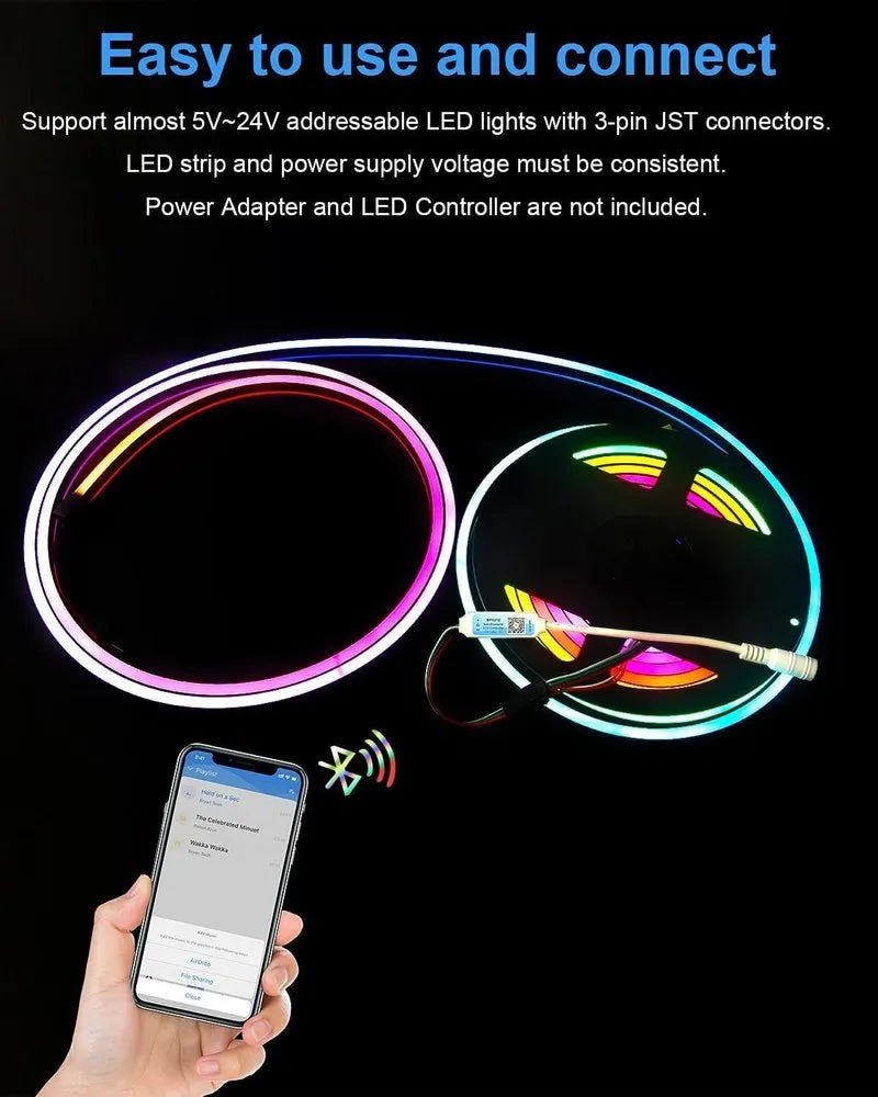 SP621E Smart Bluetooth RGBIC Pixel Strip Light Controller