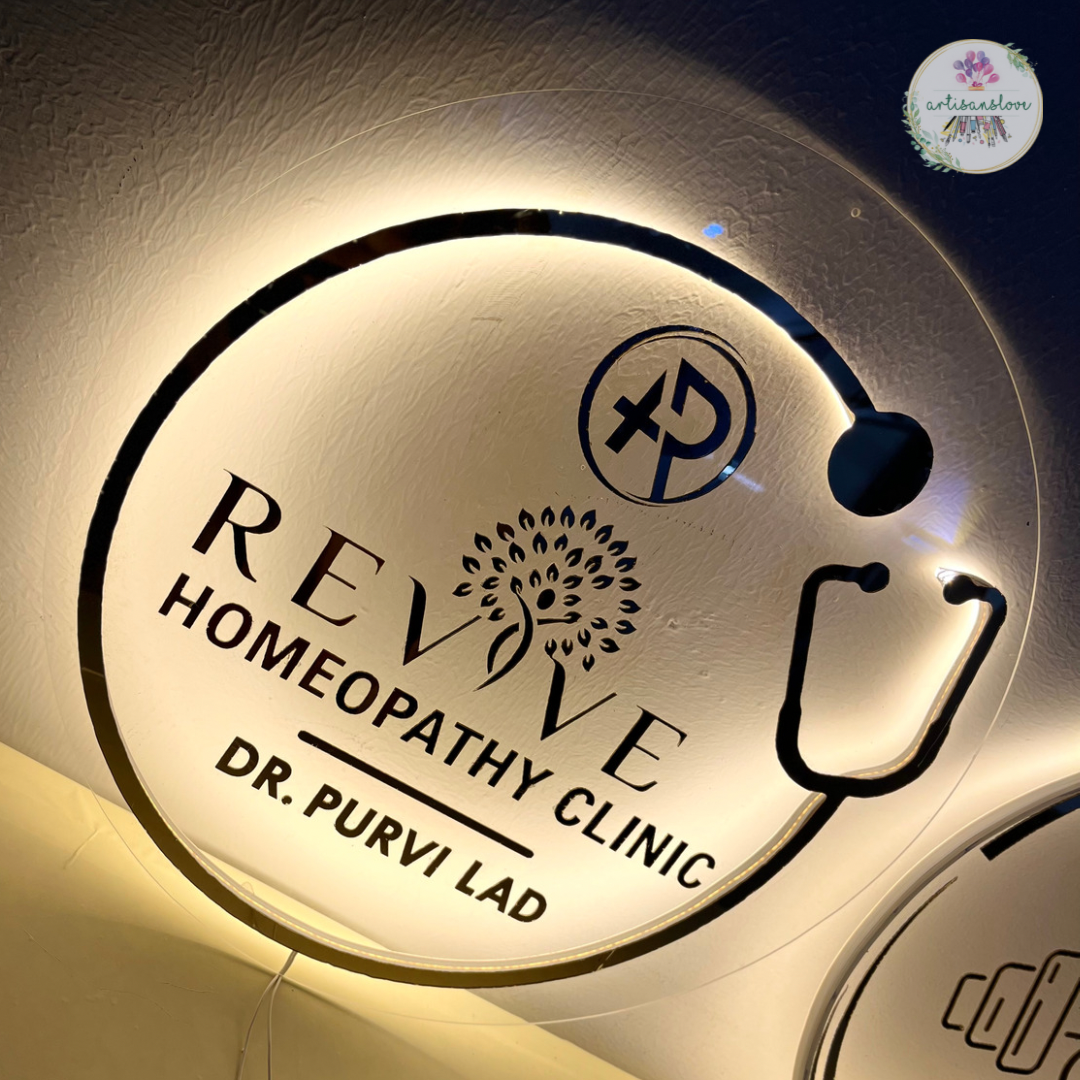 Doctor LED name plate