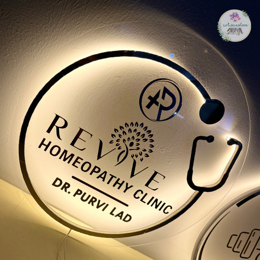 Doctor LED name plate