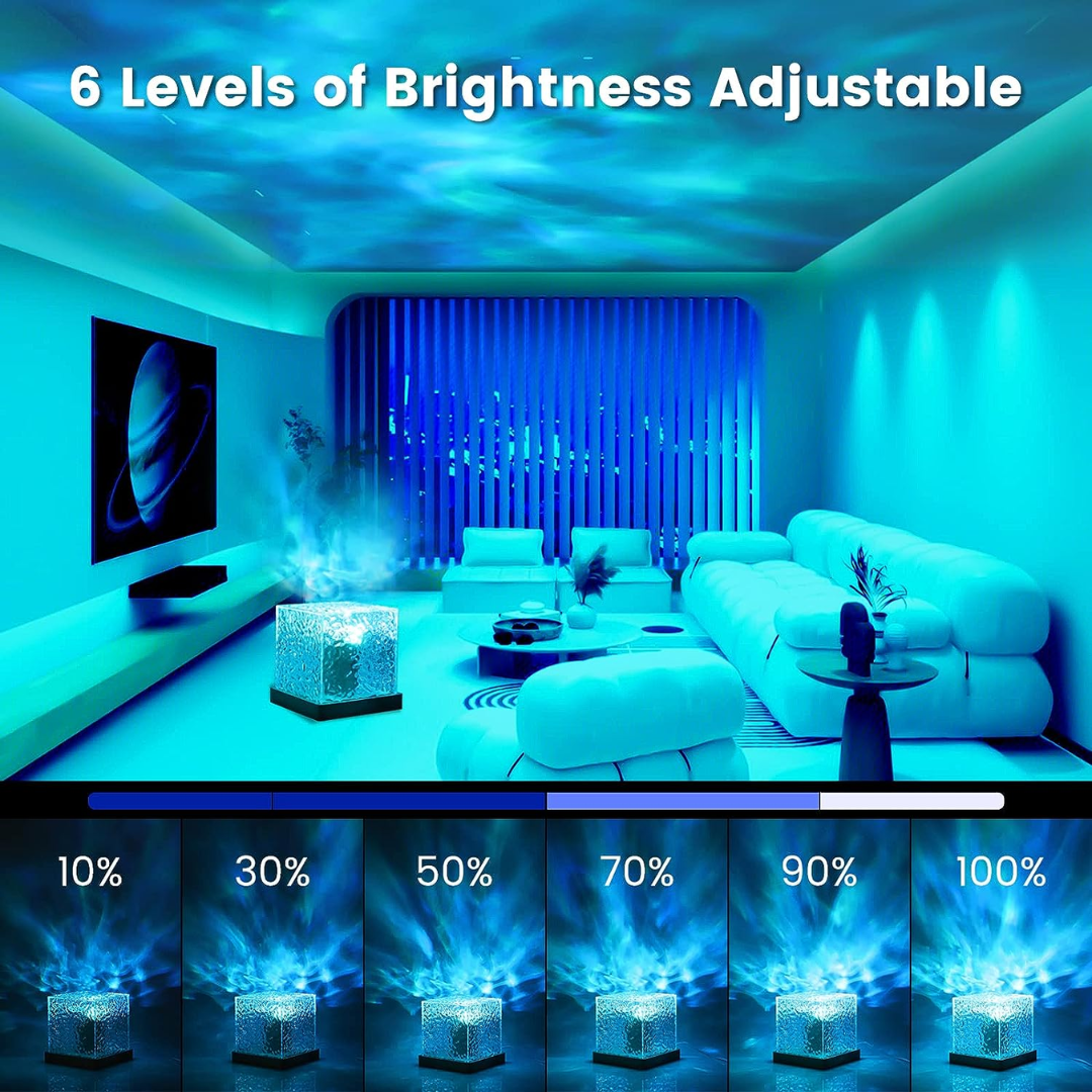 LED Ocean Wave Projector Table Lamp