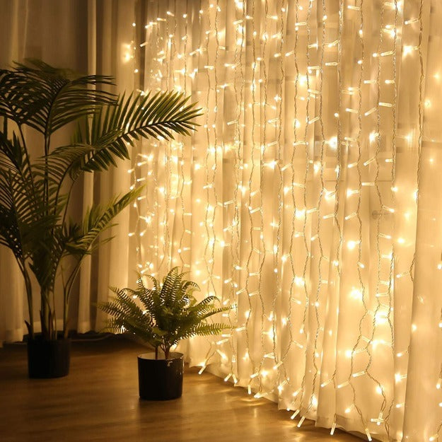 Curtain LED Lights | Warm White | Diwali Decoration