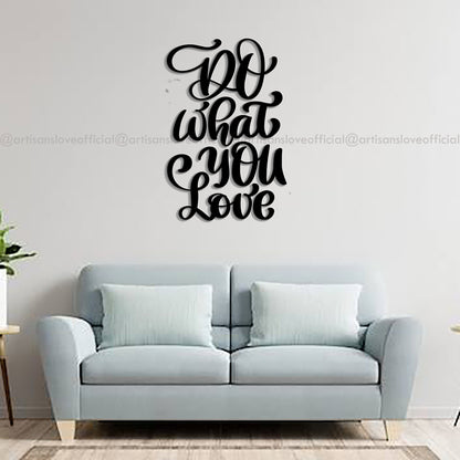 Wooden Wall Art Quotation