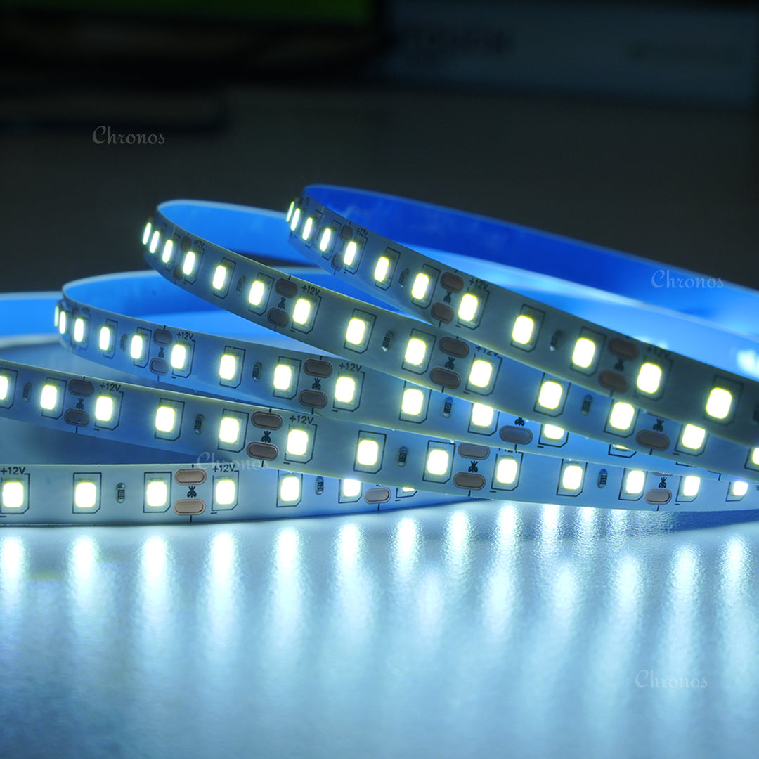 120 LED Strip Lights - White - 5m - 12V - 2835 SMD LED