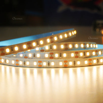 120 LED Strip Lights - Warm White - 5m - 12V - 2835 SMD LED
