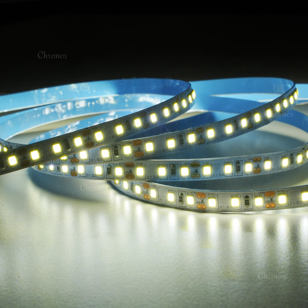 120 LED Strip Lights - Natural White - 5m - 12V - 2835 SMD LED