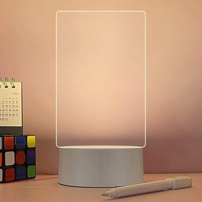 3D Acrylic Creative LED Note Board Light