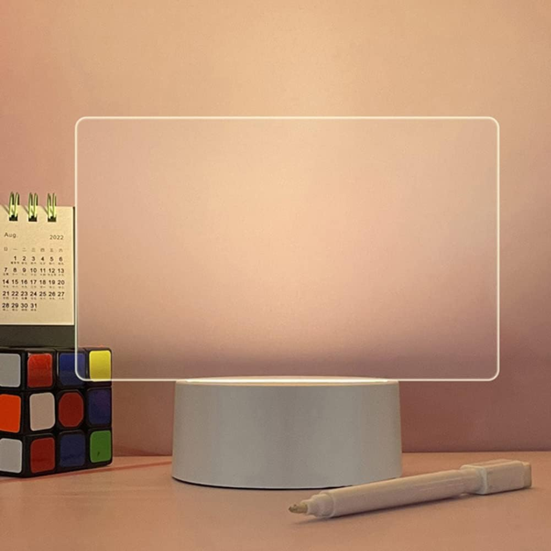 3D Acrylic Creative LED Note Board Light