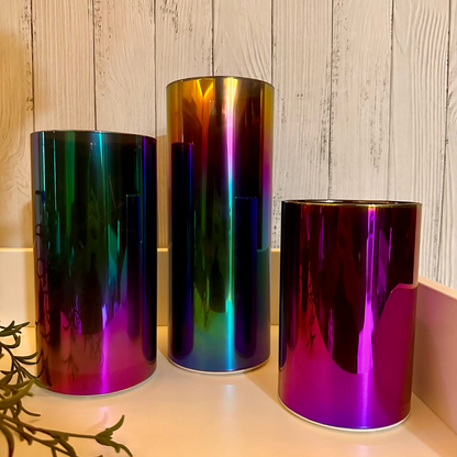 Glass Table Lamps with Fairy Lights | Open Top Glass