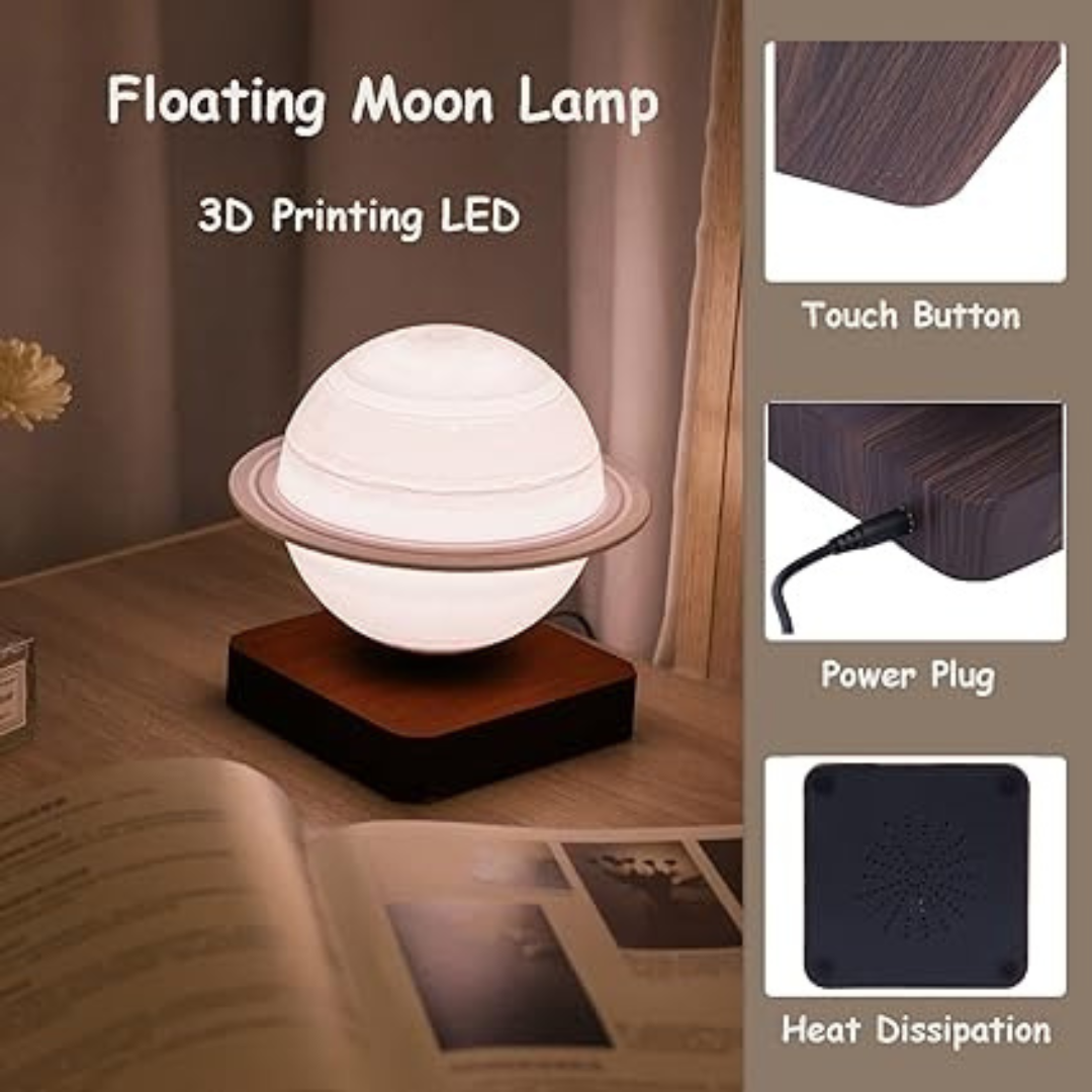 3D Levitating Saturn Lamp