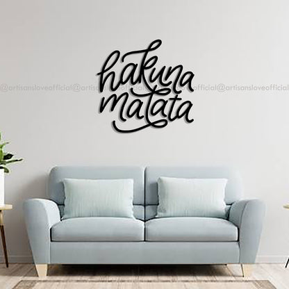 Wooden Wall Art Quotation