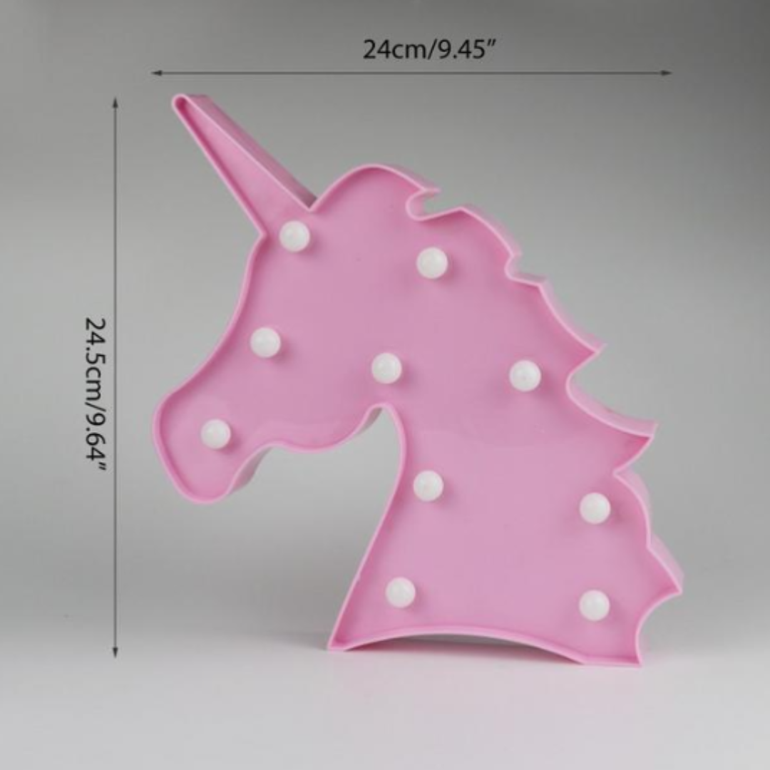 Marquee Light - Unicorn Shape