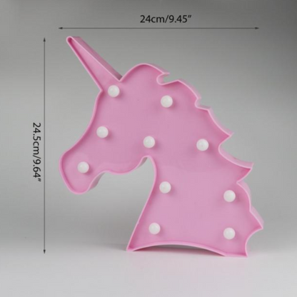 Marquee Light - Unicorn Shape