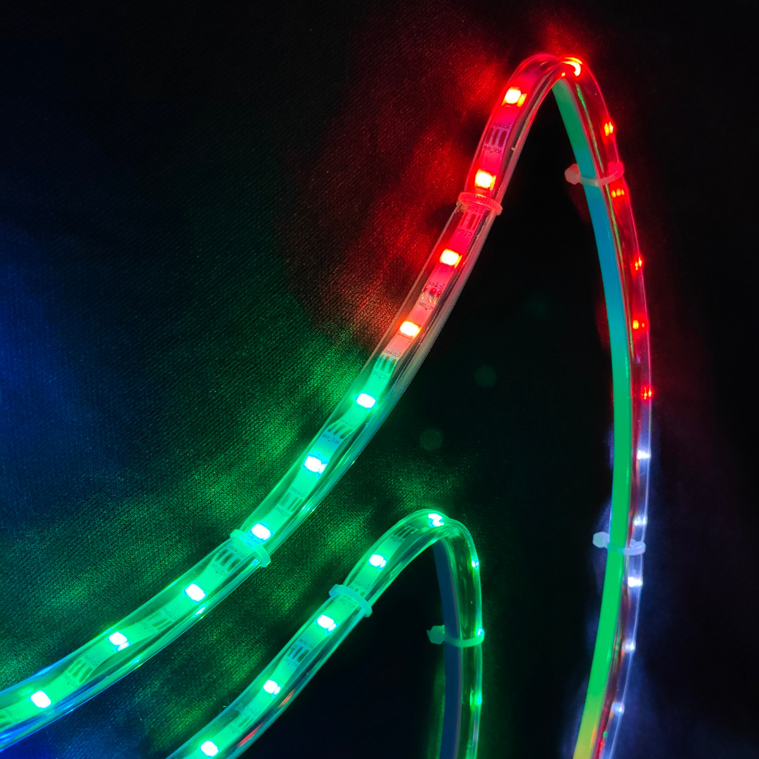 Pixel RGB LED Diya Hanging |  Neon Flex Light | 17 Modes