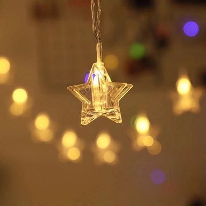 Star Photo Clip Lights - Warm White LED