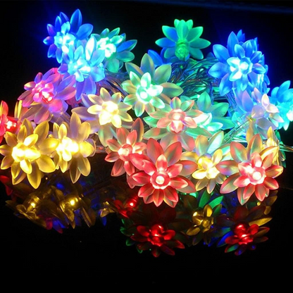 LED Daisy Flower Decorative String Light - Multi