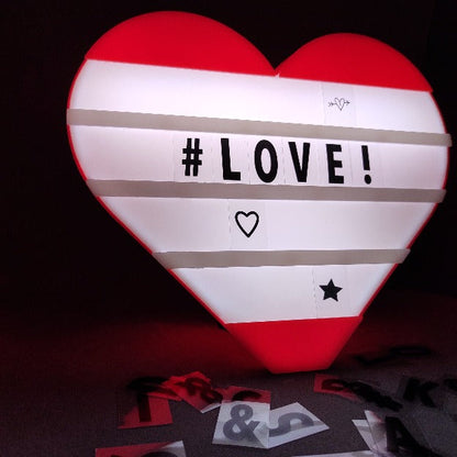 Cinematic Light Box | Heart