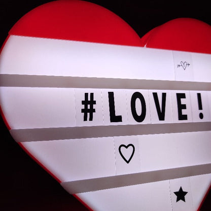 Cinematic Light Box | Heart
