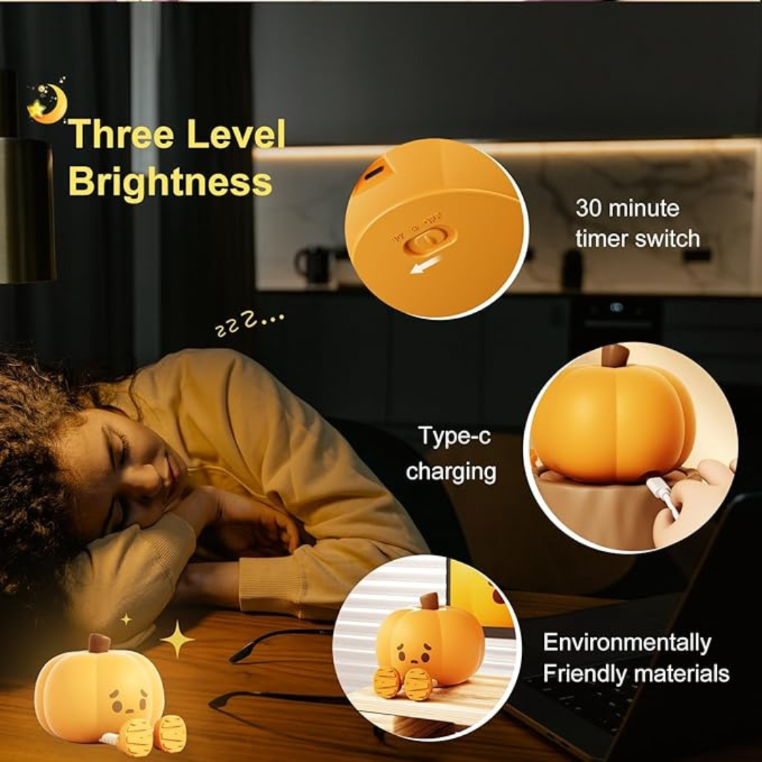 Pumpkin Silicone Night Lamp