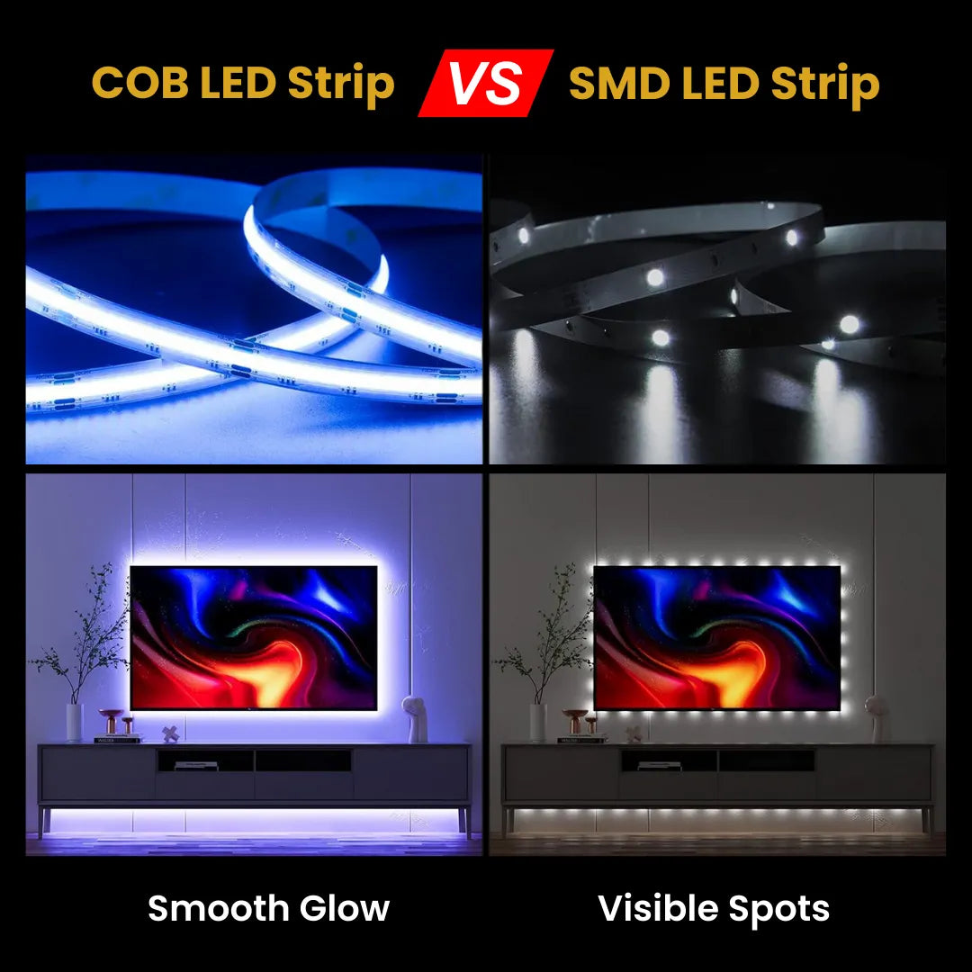 RGBIC COB Addressable LED Strip Light 5m Kit