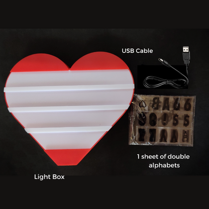 Cinematic Light Box | Heart