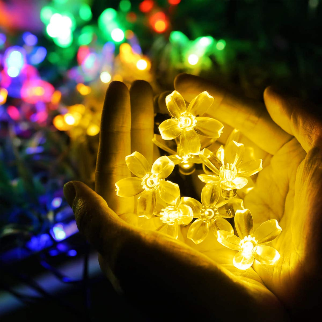 Sakura Flower Decorative String Lights - Warm White