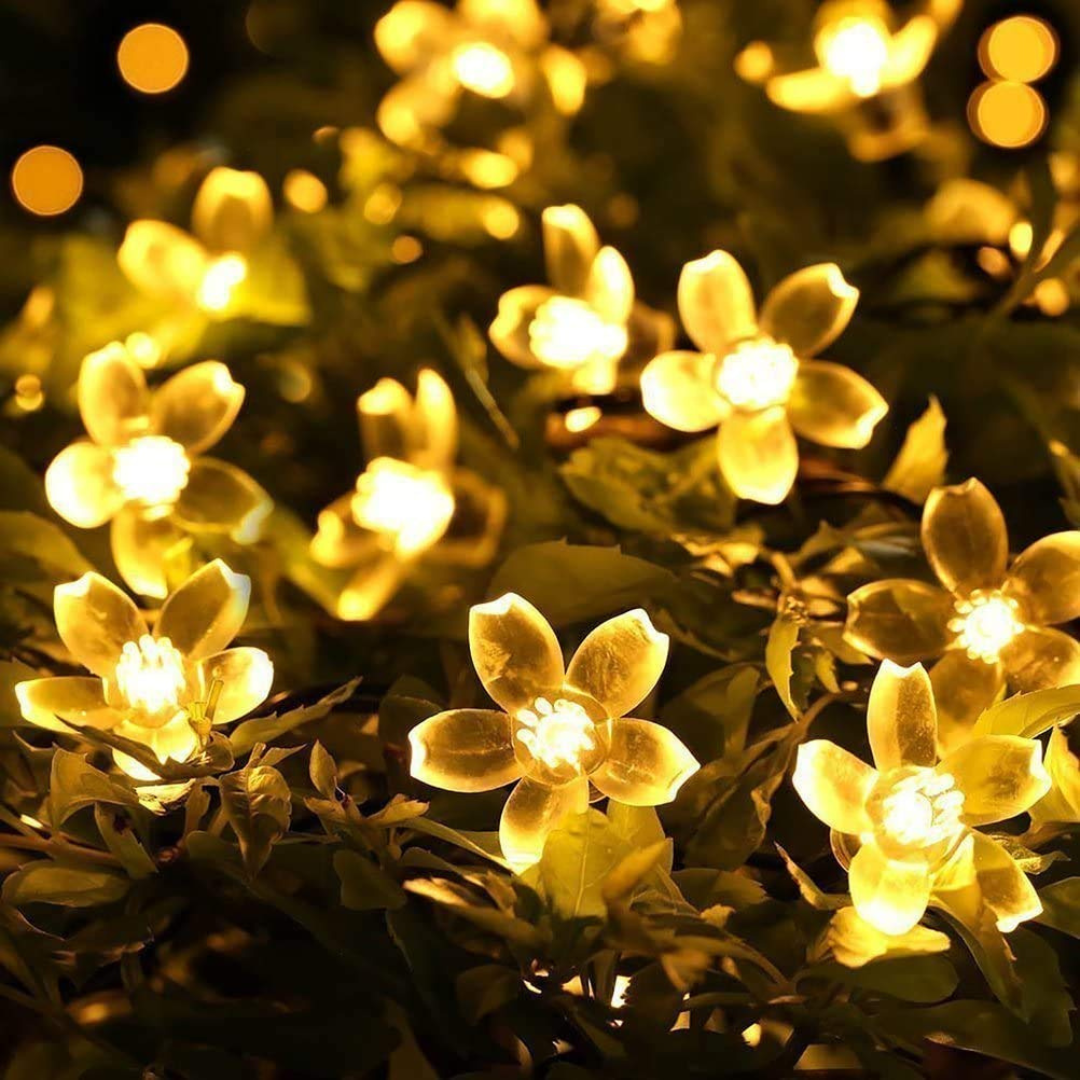 Sakura Flower Decorative String Lights - Warm White