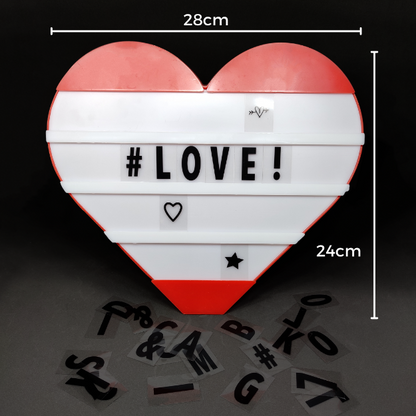 Cinematic Light Box | Heart
