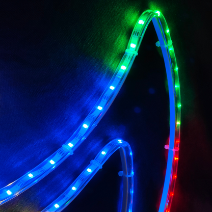 Pixel RGB LED Diya Hanging |  Neon Flex Light | 17 Modes