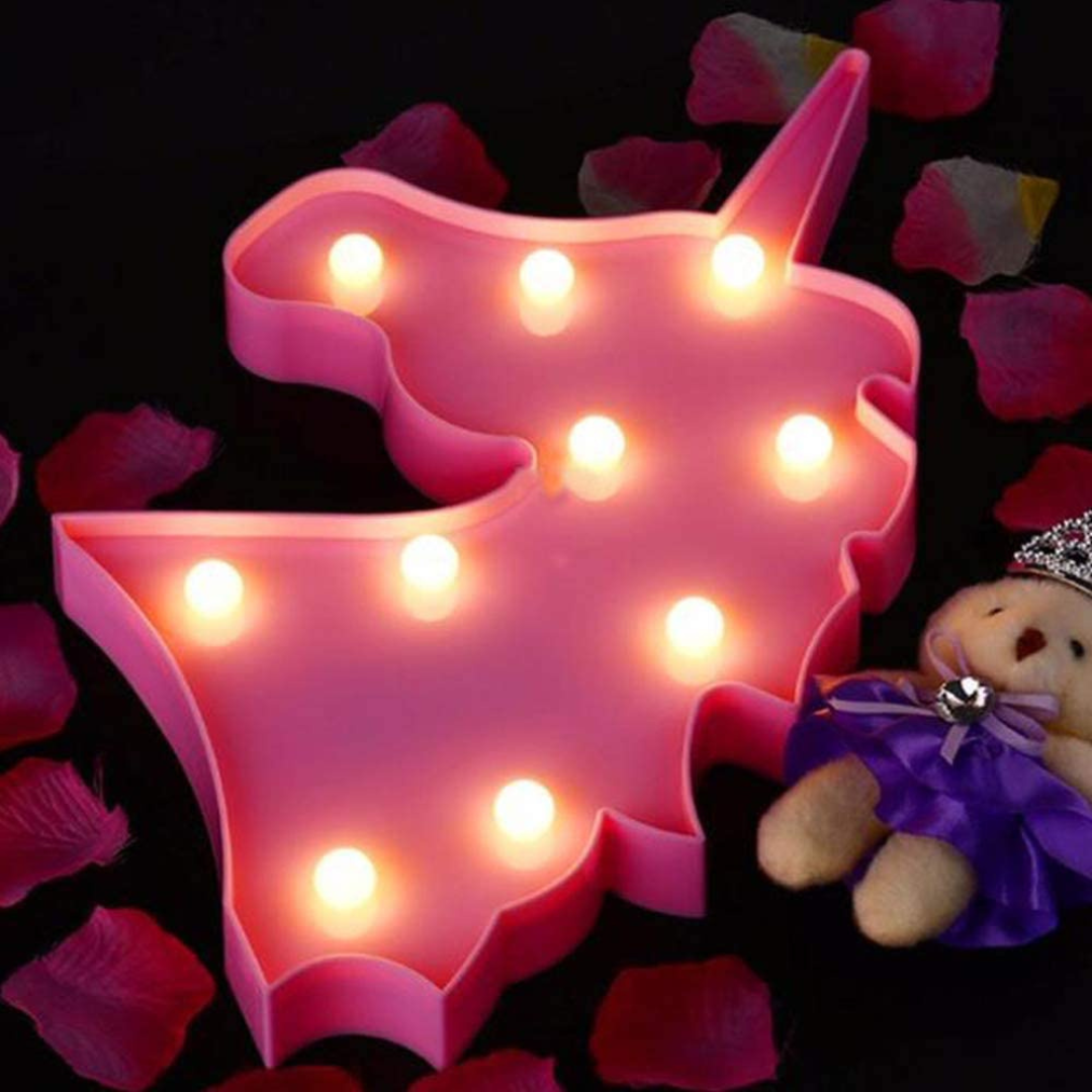 Marquee Light - Unicorn Shape