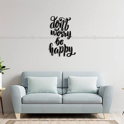 Wooden Wall Art Quotation