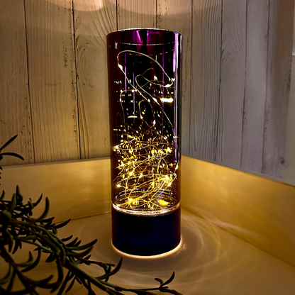 Glass Table Lamps with Fairy Lights | Open Top Glass