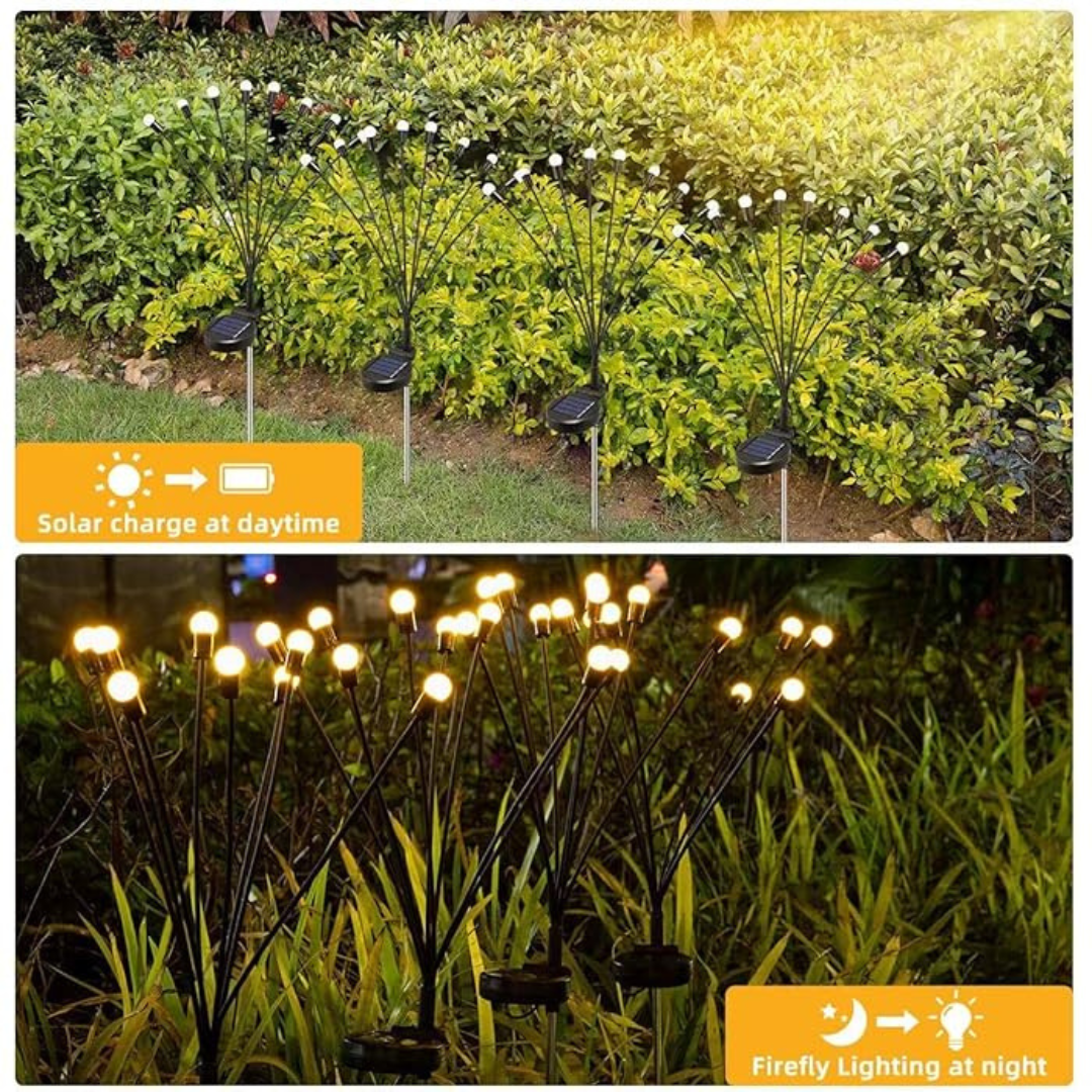 Outdoor LED Solar Firefly Light | Warm White (Pack of 2)
