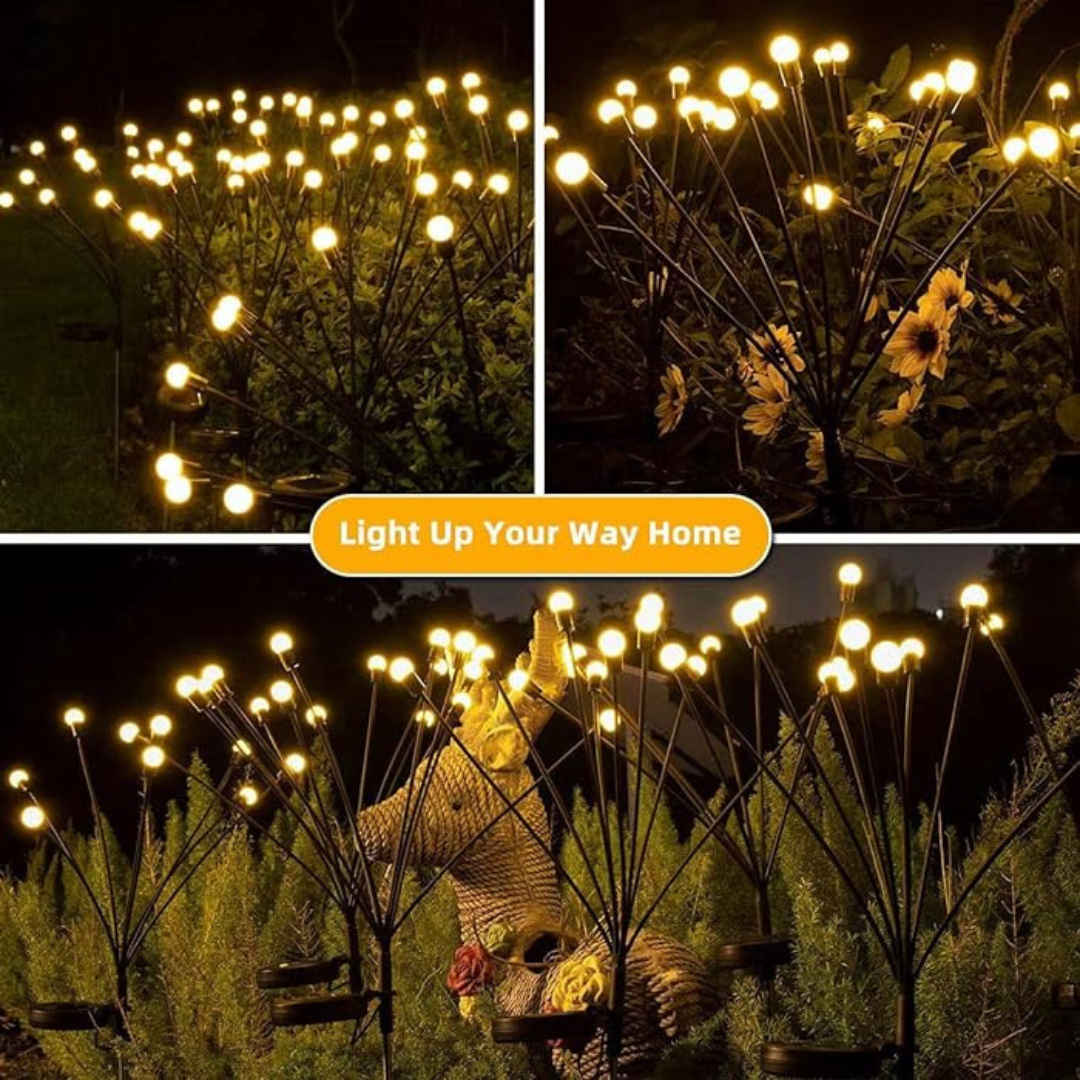 Outdoor LED Solar Firefly Light | Warm White (Pack of 2)