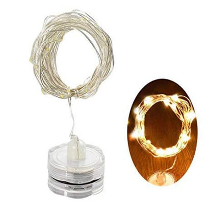 Copper Wire Fairy LED String Lights - 2032 Battery Operated | Waterproof and Submersible