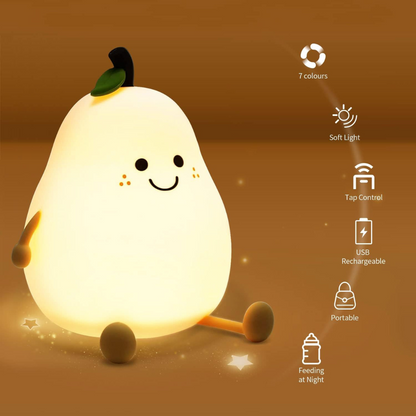 Pear Silicone Night Lamp