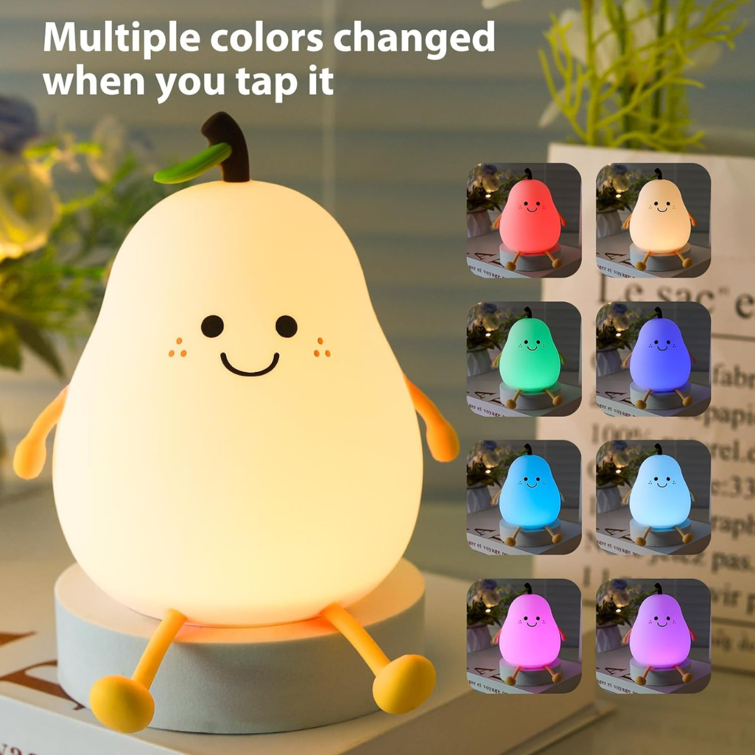 Pear Silicone Night Lamp