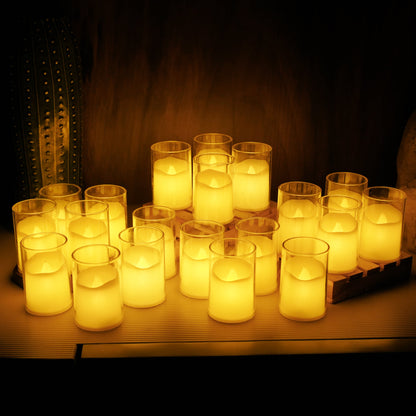 Acrylic Glass LED Tealight Candles