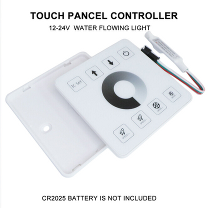 Running Flowing Water Wireless Controller with Touch Panel 8 Key for LED Running Strip Lights WS2811