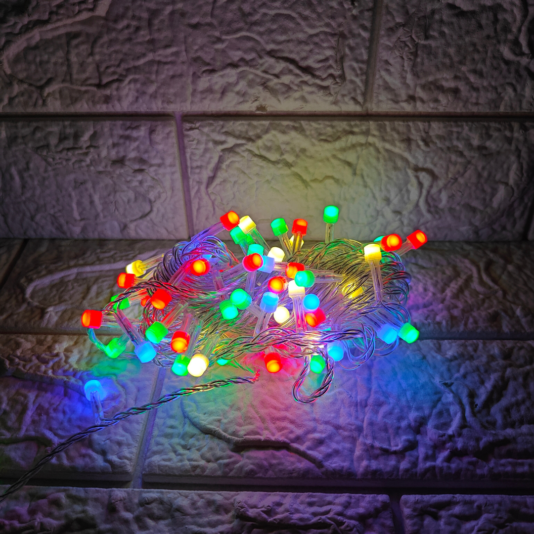 Gel Wire LED Series String Lights | 8mm Multi LED