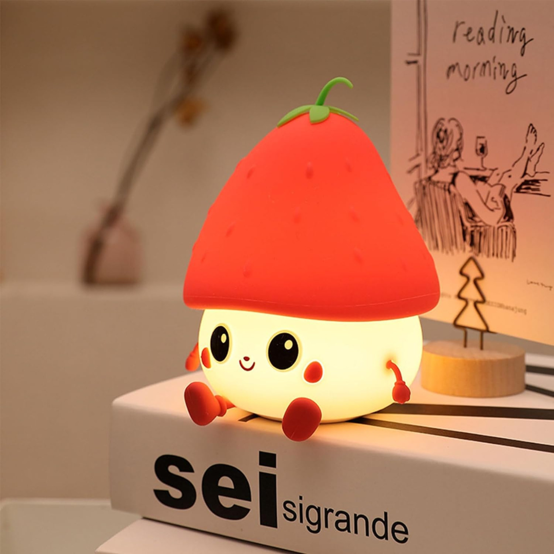 Strawberry Silicone Night Lamp