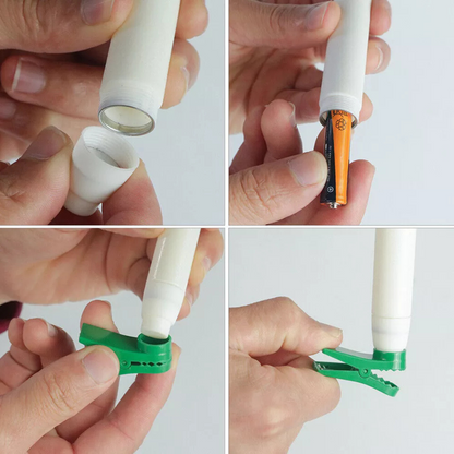LED Taper Candles with Clip | Pack of 6