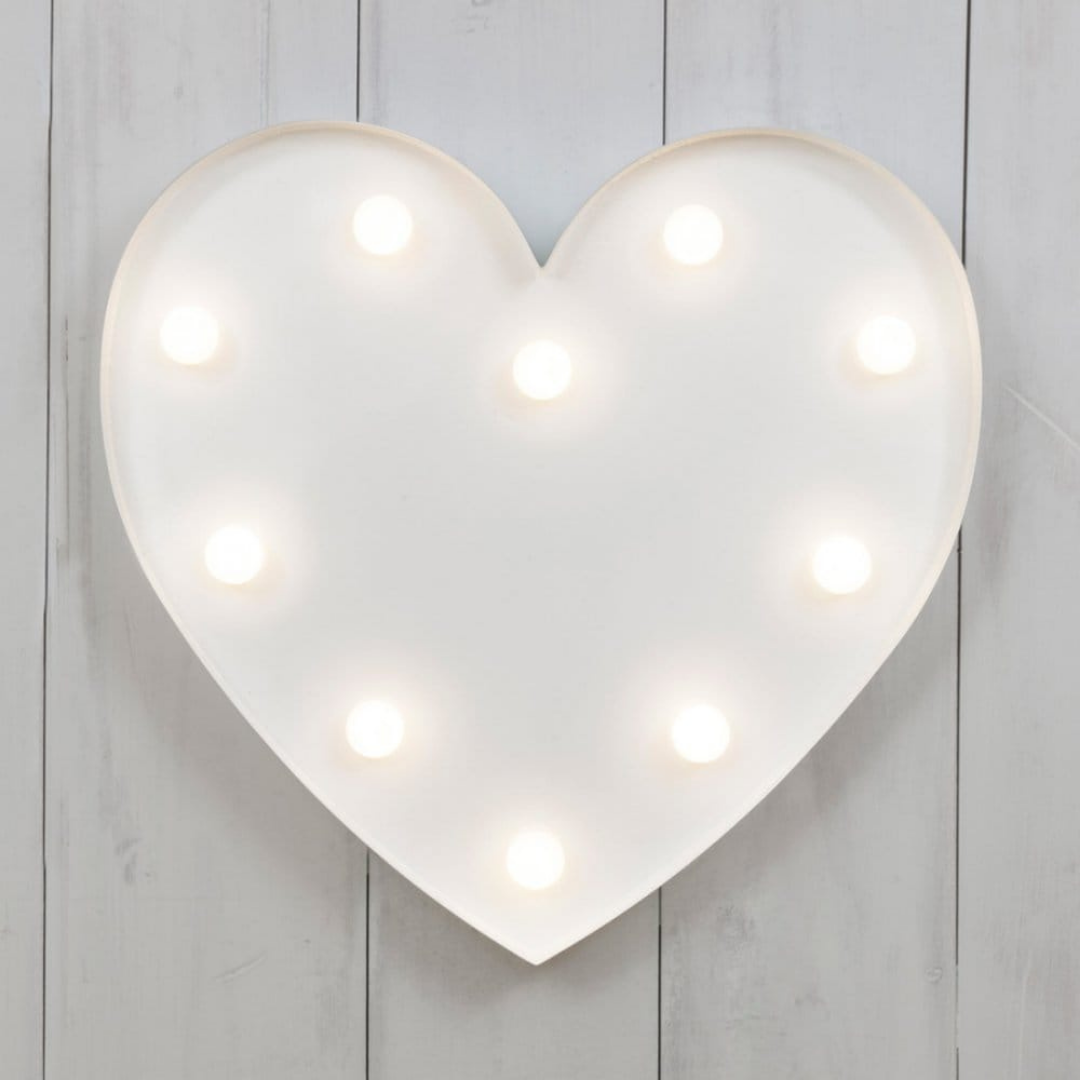 Marquee Light - Heart Shape