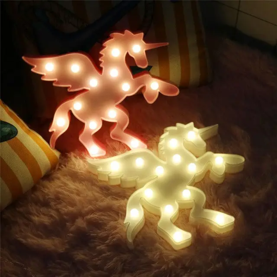 Marquee Light - Unicorn with Wings