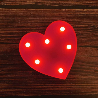 Marquee Light - Heart Shape