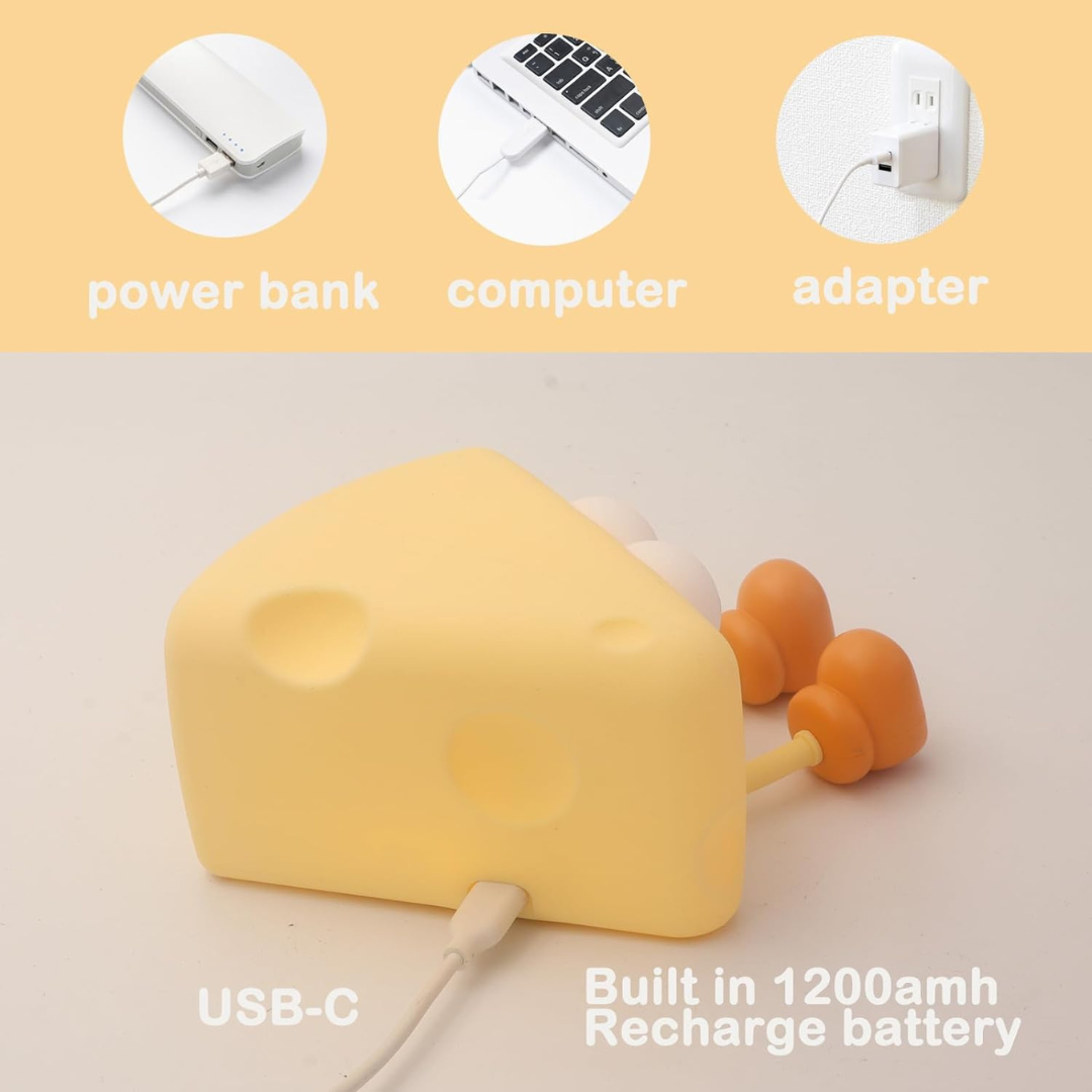 Cheese Silicone Night Lamp