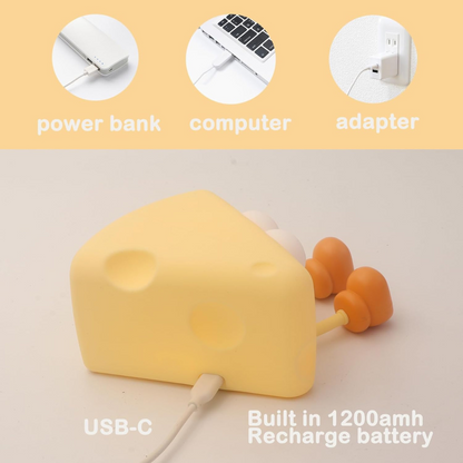 Cheese Silicone Night Lamp